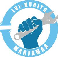 LVI-Huolto Marjamaa Oy -logo