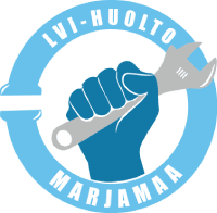 LVI-Huolto Marjamaa Oy -logo